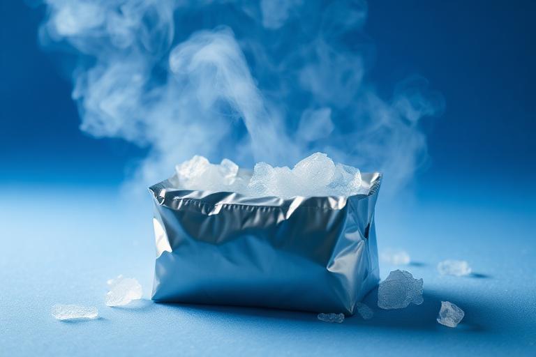Insulated cold-chain mailer with dry ice vapor